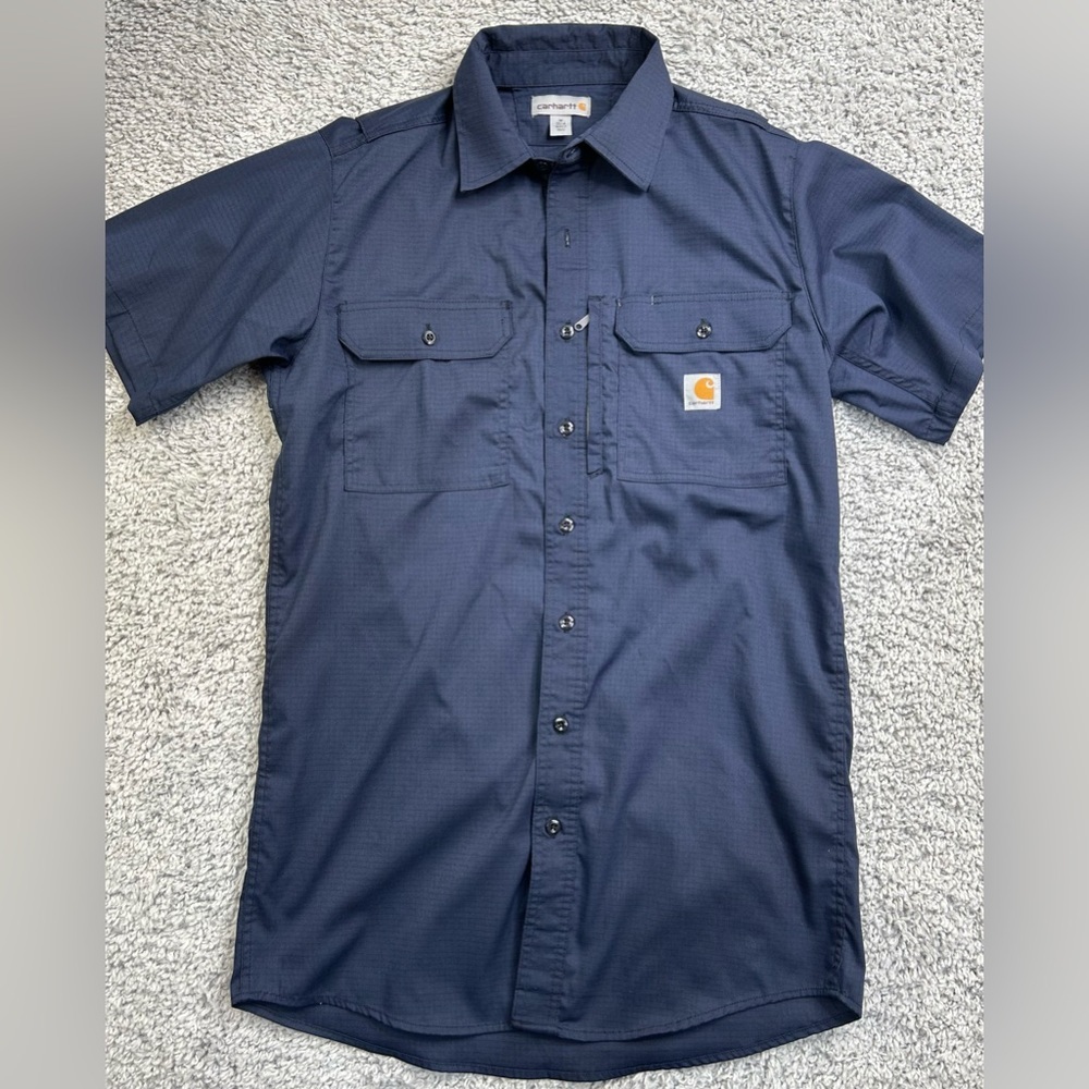 Carhartt Navy Casual Button Down Shirt